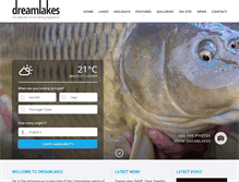 Tablet Screenshot of dreamlakes.com